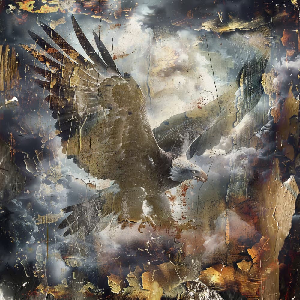 Majestic Eagle Flight by Rafal Kulik — canvas wall art