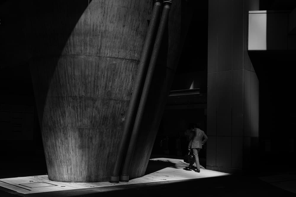 Urban Light and Shadow by ficklog — canvas wall art
