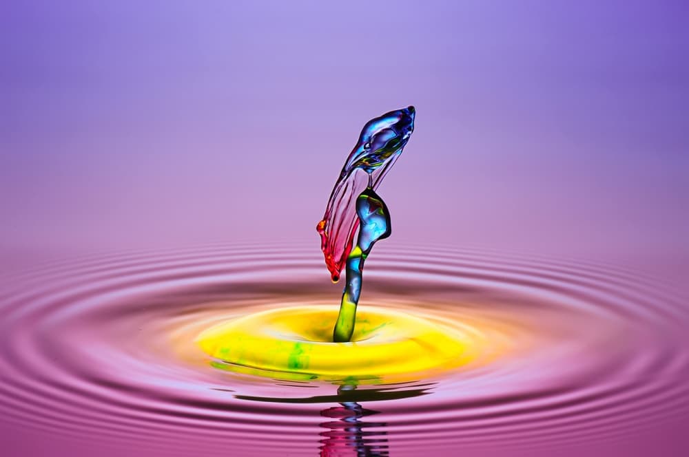 Vibrant Liquid Splash by Muhammad Berkati — canvas wall art
