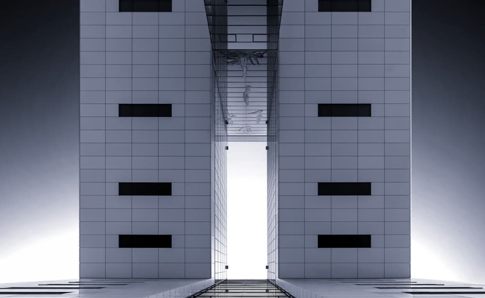 Sleek Architectural Light by Hans Günther — canvas wall art