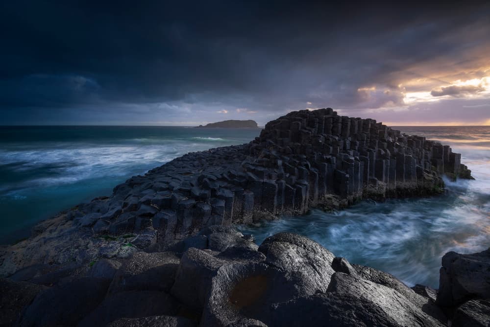 Dramatic Basalt Coastline by Richard Vandewalle — canvas wall art