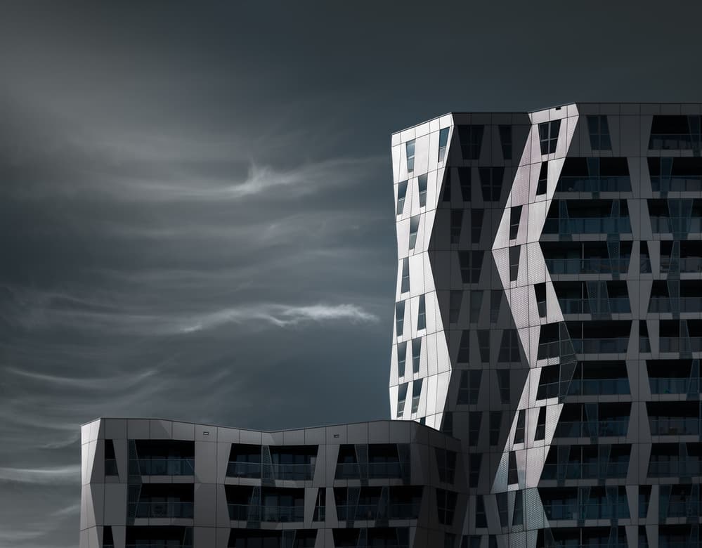 Dramatic Modern Architecture by Marc Huybrighs — canvas wall art