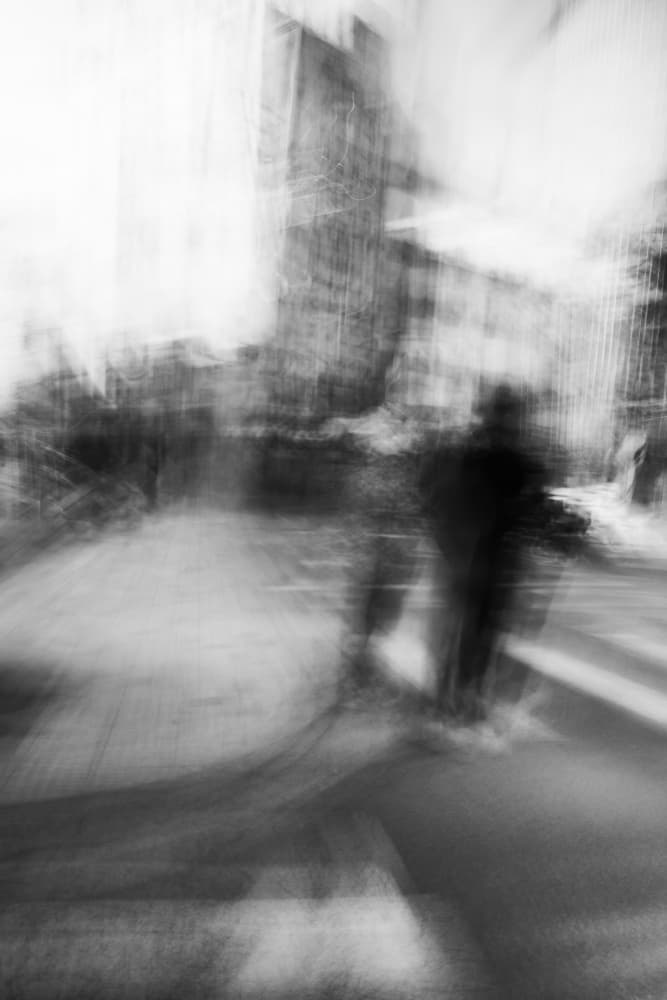 Dynamic Urban Walk by Swen MUN — canvas wall art
