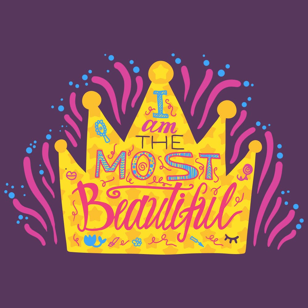 Beautiful Queen Crown by Marika Barsrsind — canvas wall art