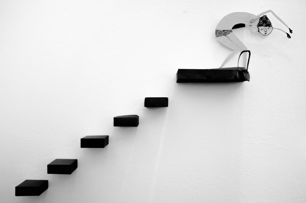 Diver's Ascent by Olavo Azevedo — canvas wall art
