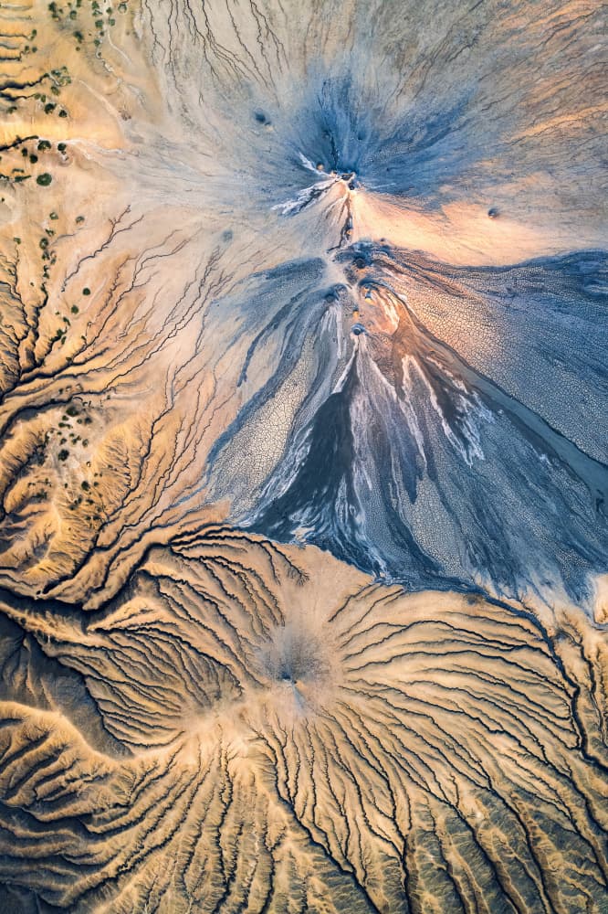 Aerial Desert Patterns by Ionut Petrea — canvas wall art