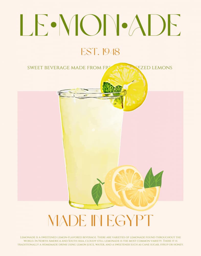 Sweet Summer Lemonade by Nazma Khokhar — canvas wall art