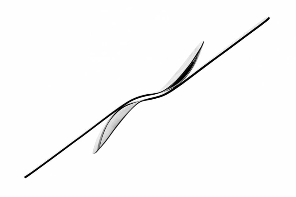 Fluid Silver Spoons by Gert Lavsen — canvas wall art