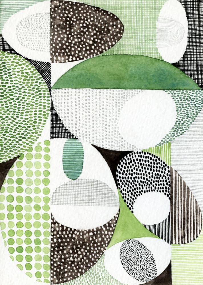 Organic Green Shapes