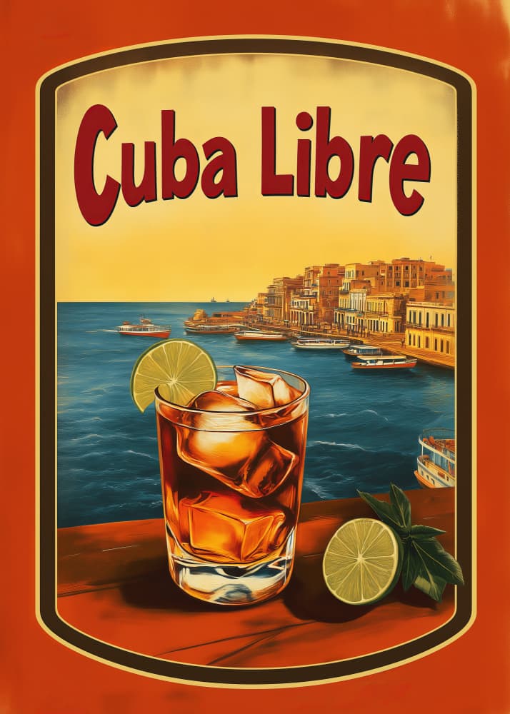Cuba Libre Harbor Sunset by Andreas Magnusson — canvas wall art
