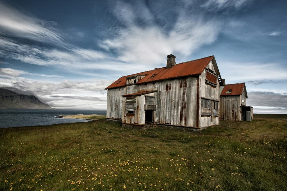 Abandoned Coastal Homestead by Þorsteinn H. Ingibergsson — canvas wall art