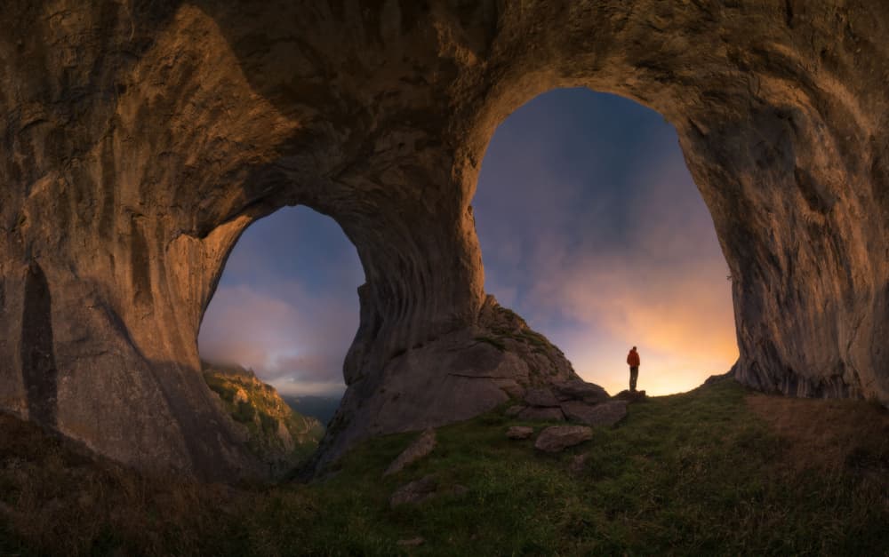 Grand Arch Sunset by Carlos Gonzalez — canvas wall art