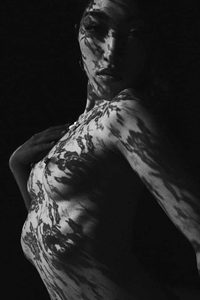 Enveloped in Lace Shadows by Naoya Nakagawa — canvas wall art