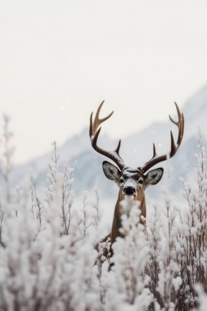 Winter's Silent Watch by Treechild — canvas wall art