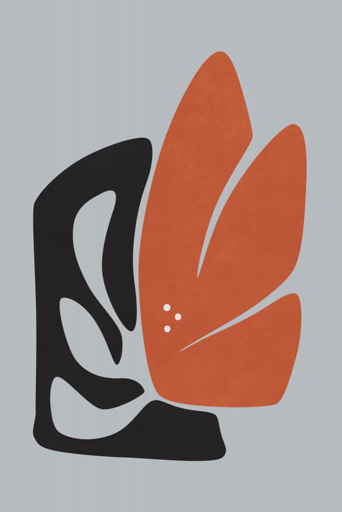 Modern Organic Bloom by amini54 — canvas wall art