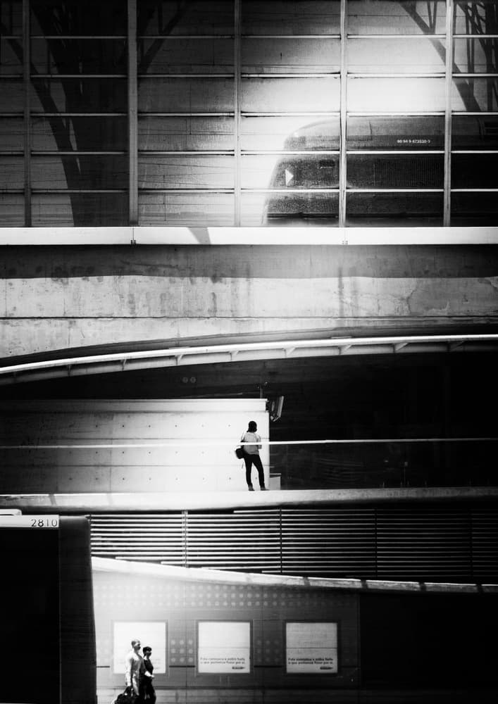 Modern Station Reflections by Laura Mexia — canvas wall art