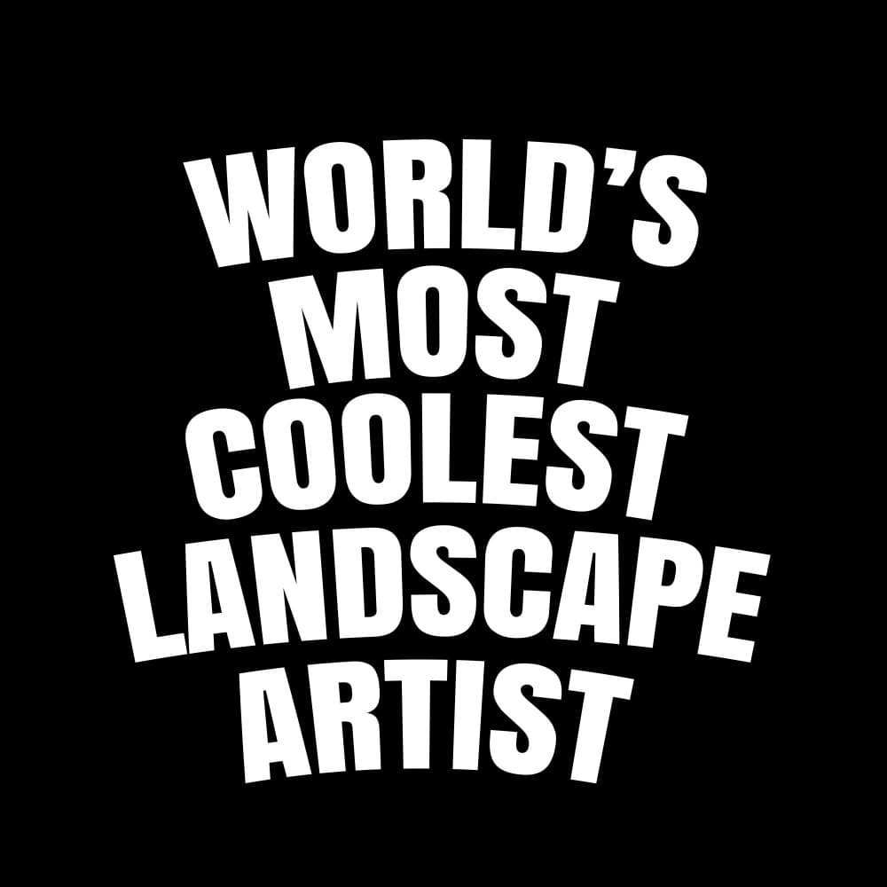 Coolest Landscape Artist by Happie Eagle — canvas wall art