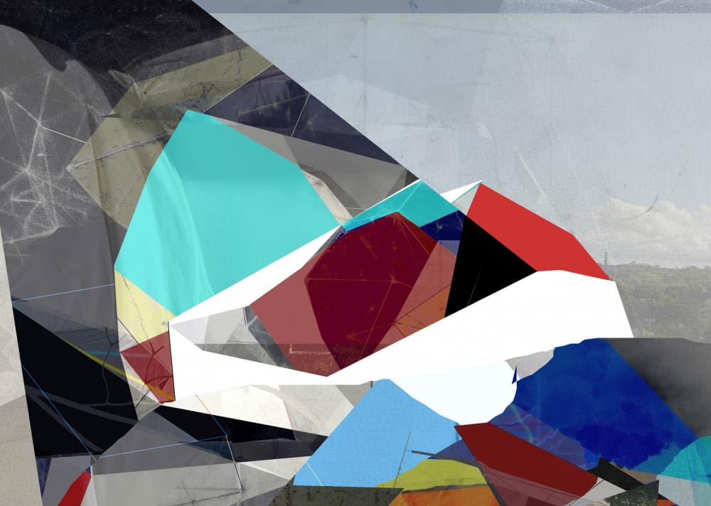 Colorful Geometric Abstraction by Stefan Fransson — canvas wall art