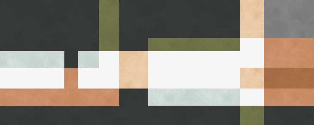 Geometric Color Overlay by Vitor Costa — canvas wall art