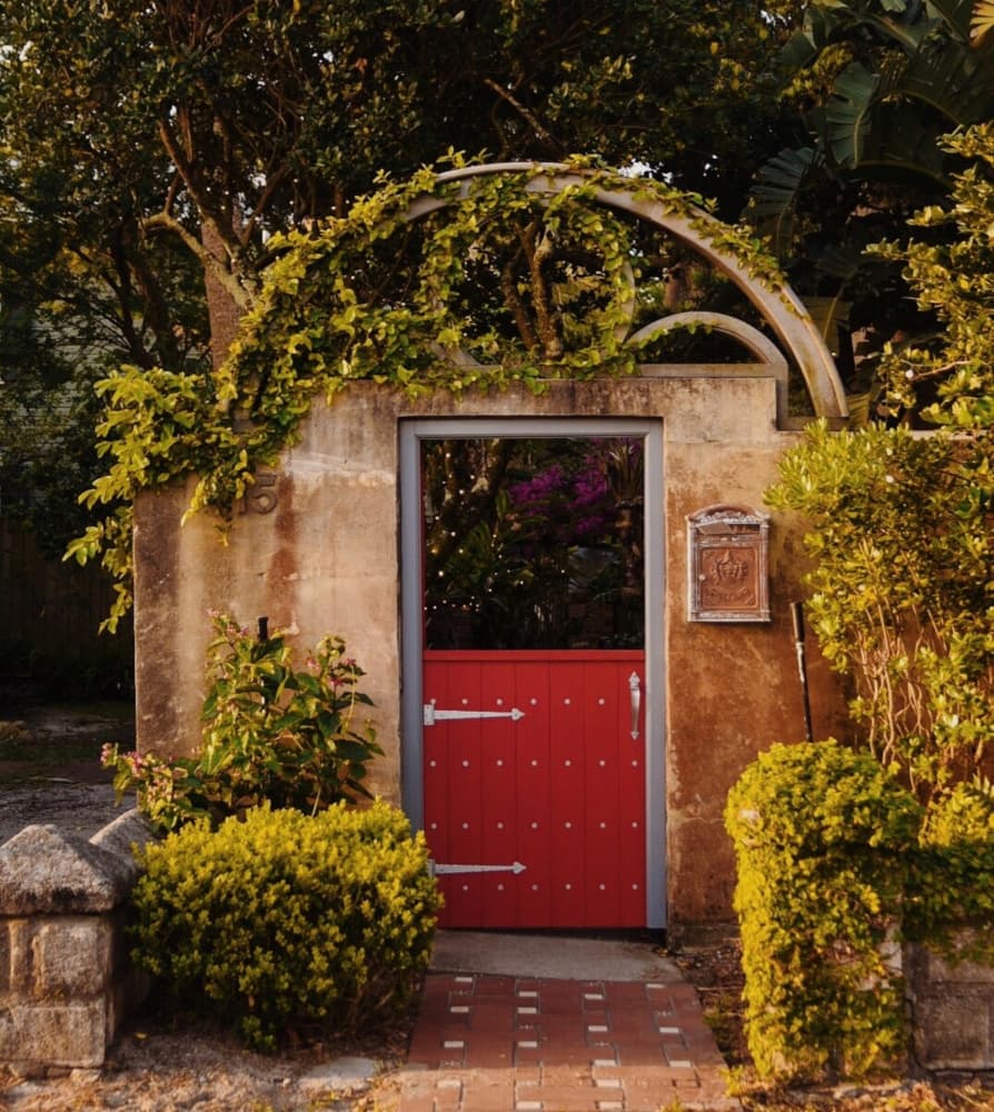Charming Garden Door by Del Mundo Imagery — canvas wall art