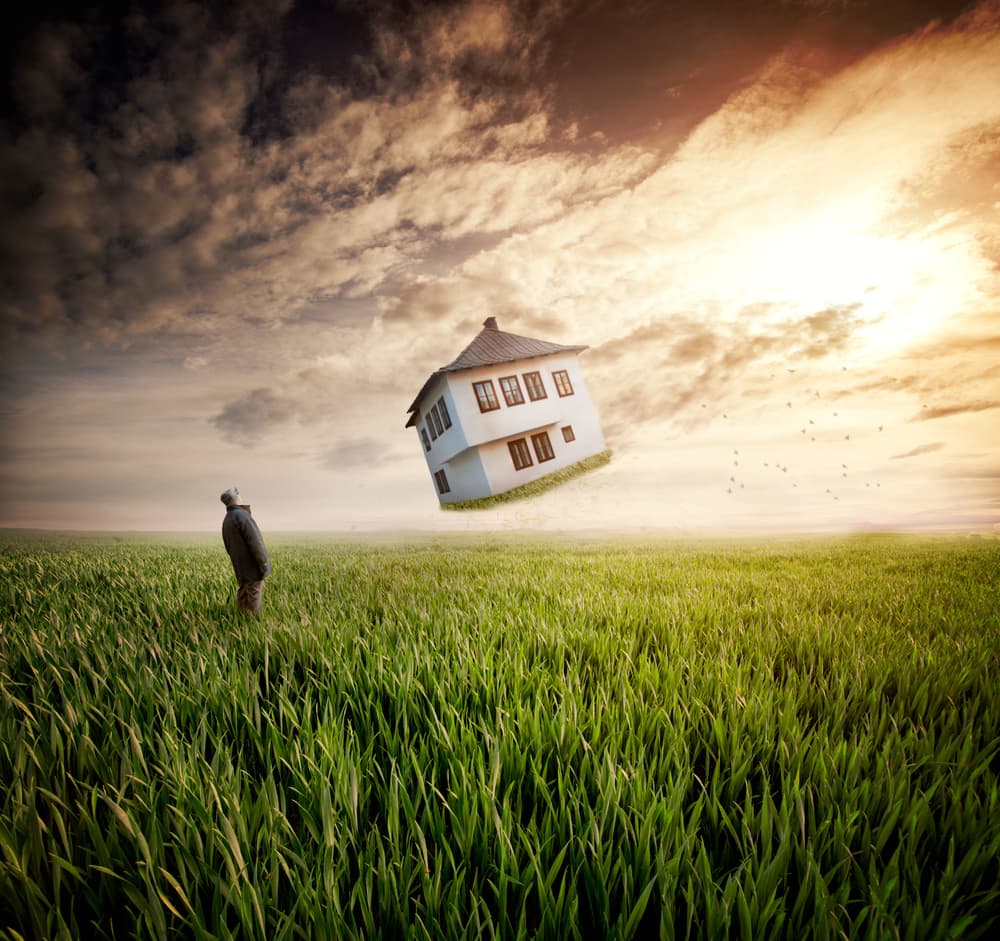 House In The Sky by Nermin Smajić — canvas wall art
