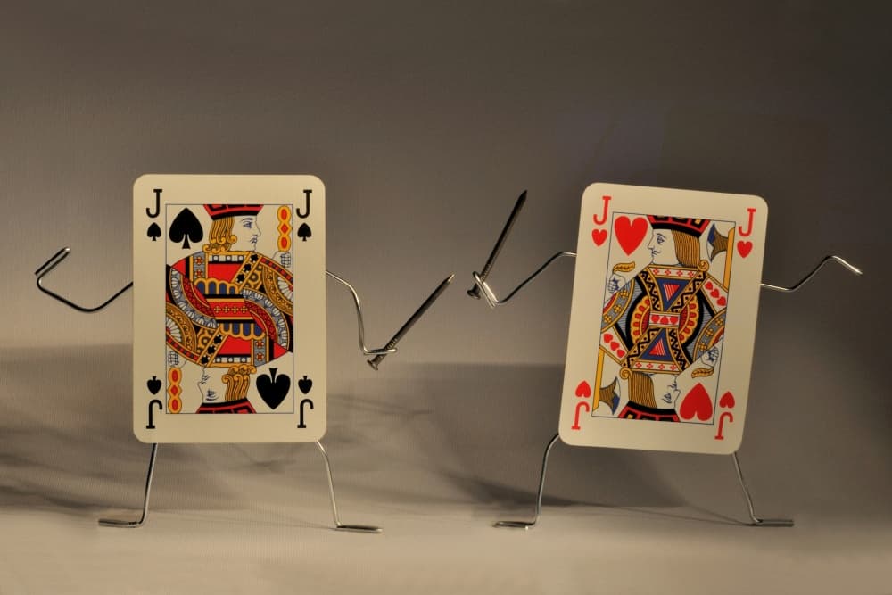 Duel of the Jacks by Stefano Paolini — canvas wall art