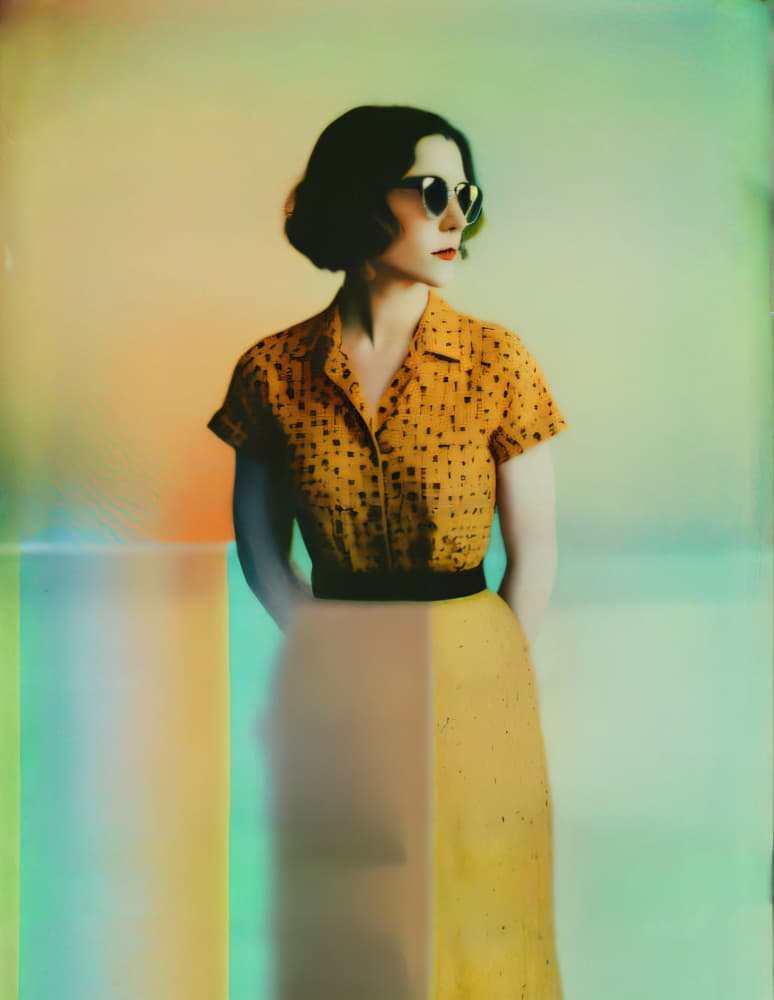Vibrant Retro Fashion by Cicero Spin — canvas wall art