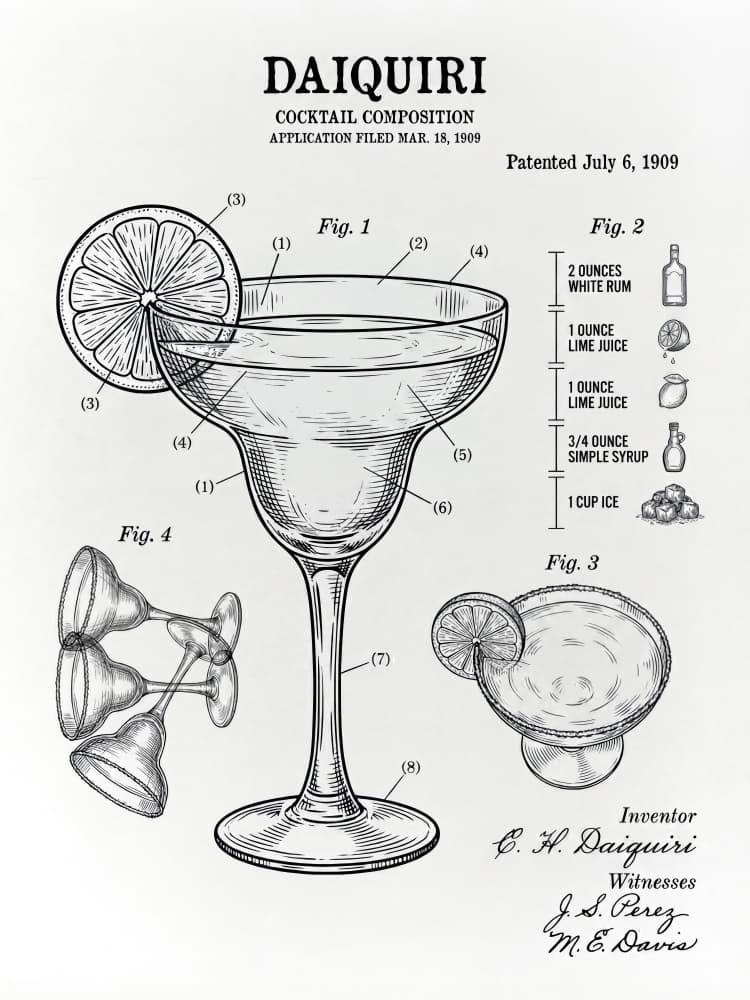 Daiquiri Cocktail Patent