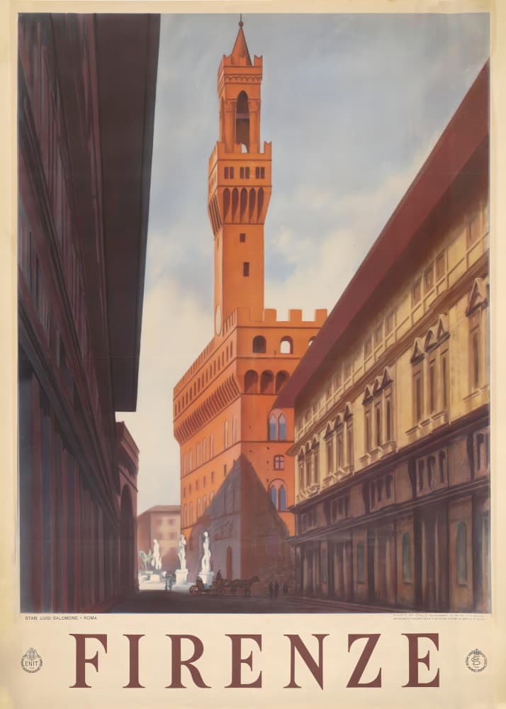 Florence Palazzo Vecchio by Andreas Magnusson — canvas wall art