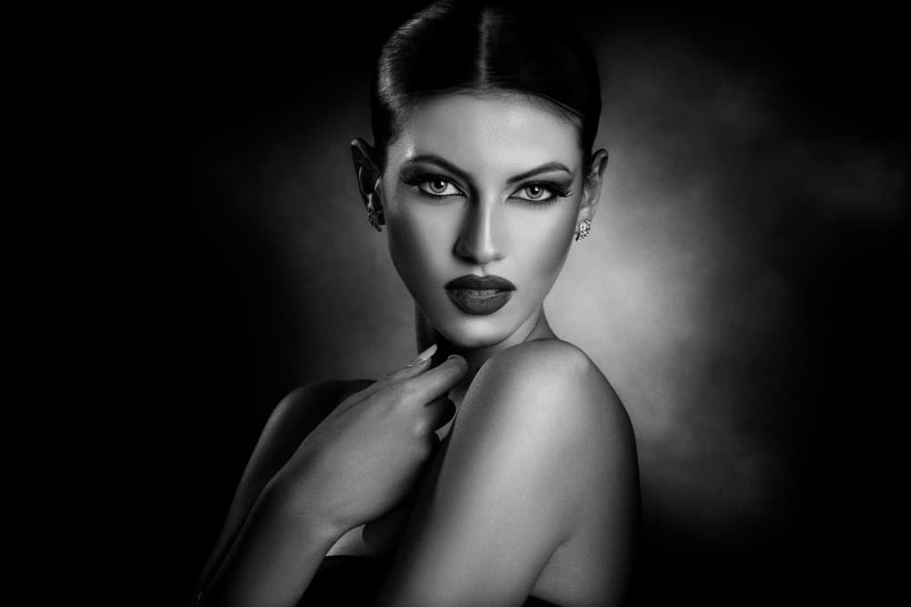 Intense Beauty Portrait by Peppe Tambè — canvas wall art
