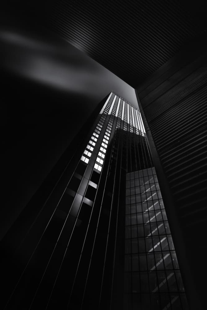 Dramatic Urban Geometry by Ercan Sahin — canvas wall art