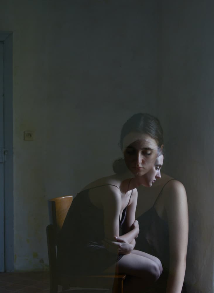 Quiet Contemplation Portrait by Małgorzata Masarz — canvas wall art