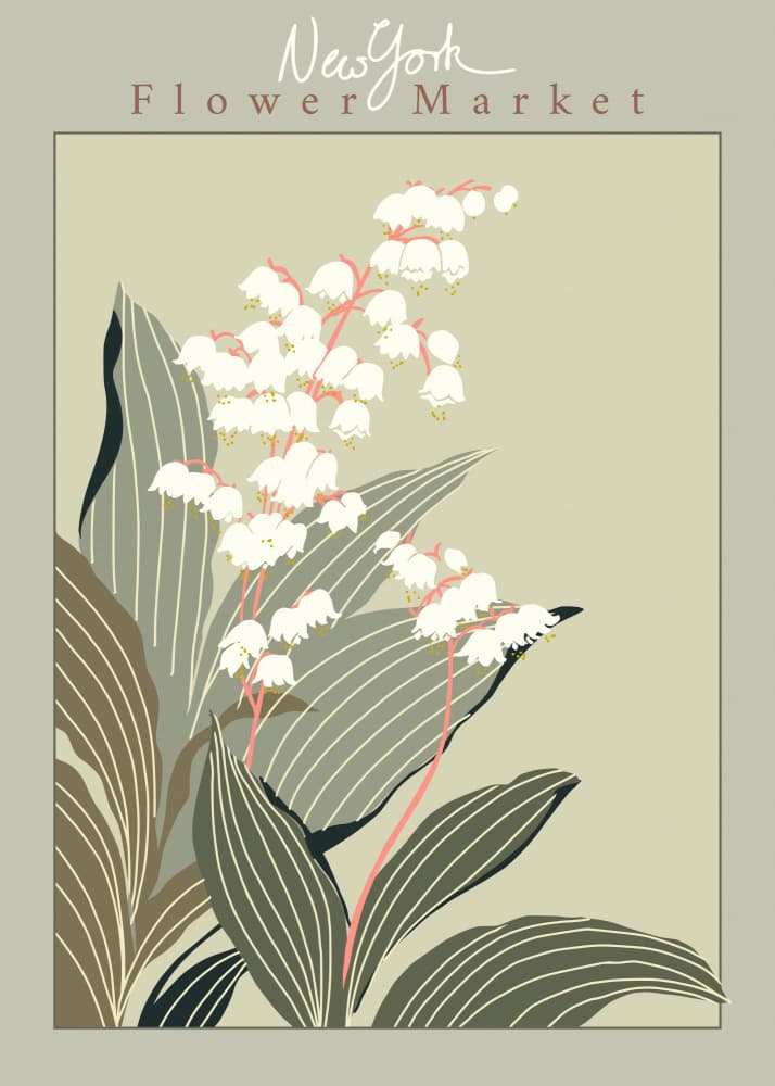 Lily Valley New York by Annick — canvas wall art