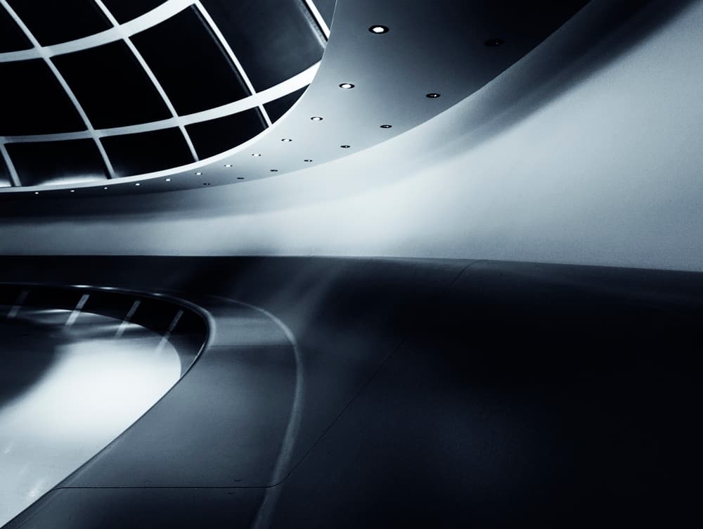 Sleek Geometric Architecture by Gerard Jonkman — canvas wall art