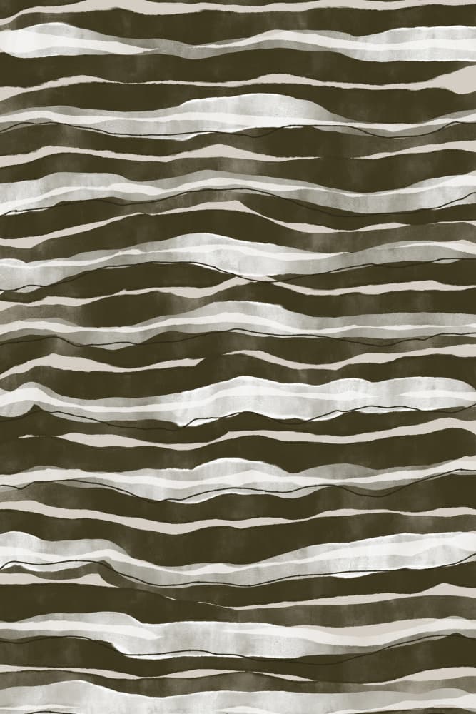 Rippling Stripes by Treechild — canvas wall art