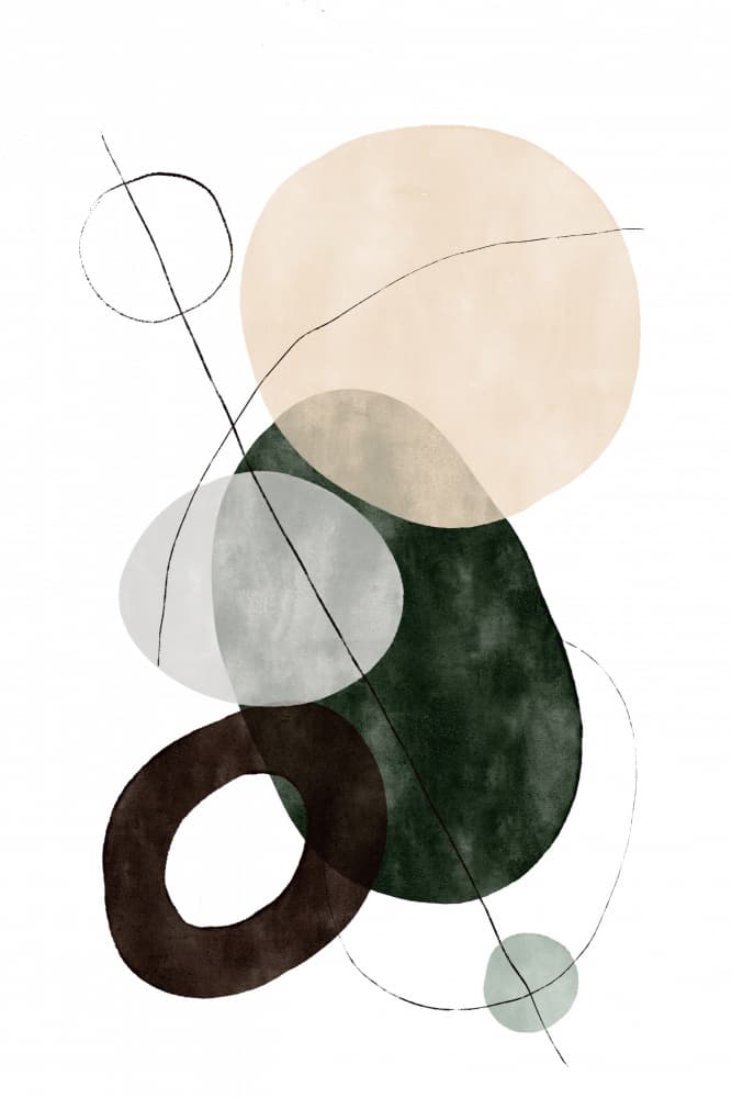 “Shapes in Motion” by Treechild — canvas wall art