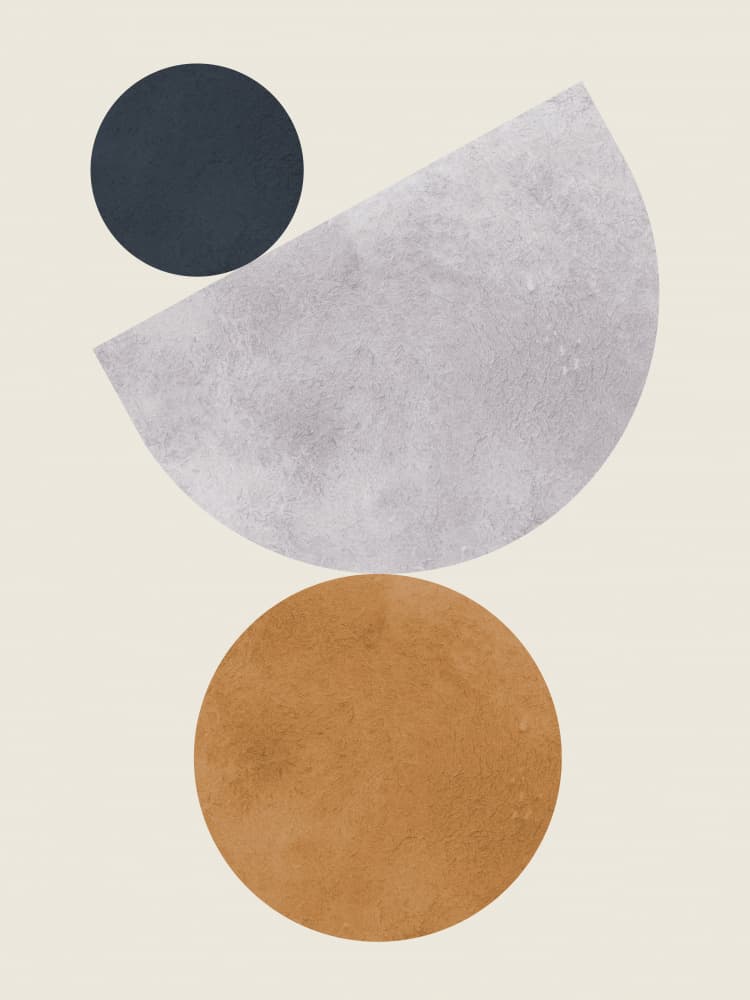Abstract Geometric Balance by Vitor Costa — canvas wall art