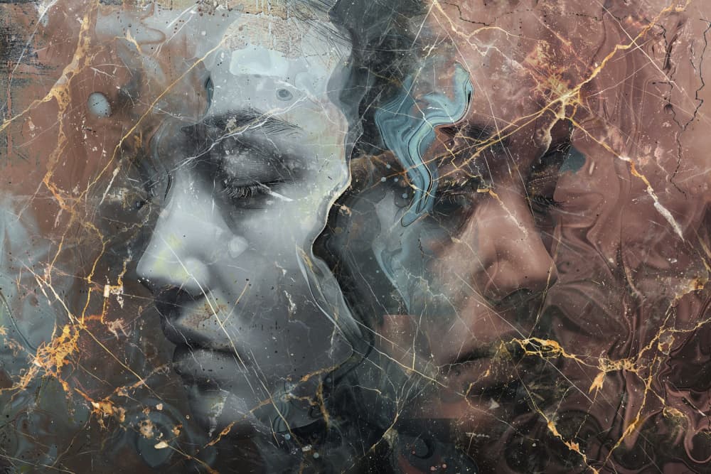 Golden Marble Dream by Rafal Kulik — canvas wall art
