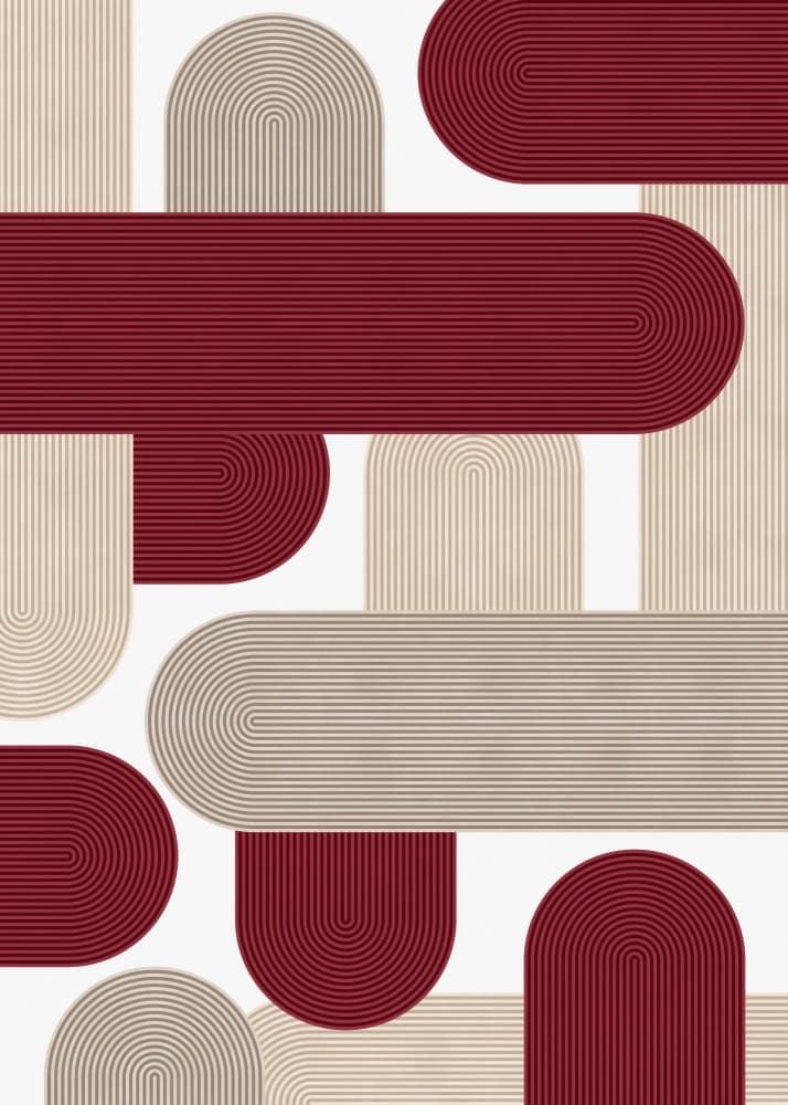 Modern Striped Arches