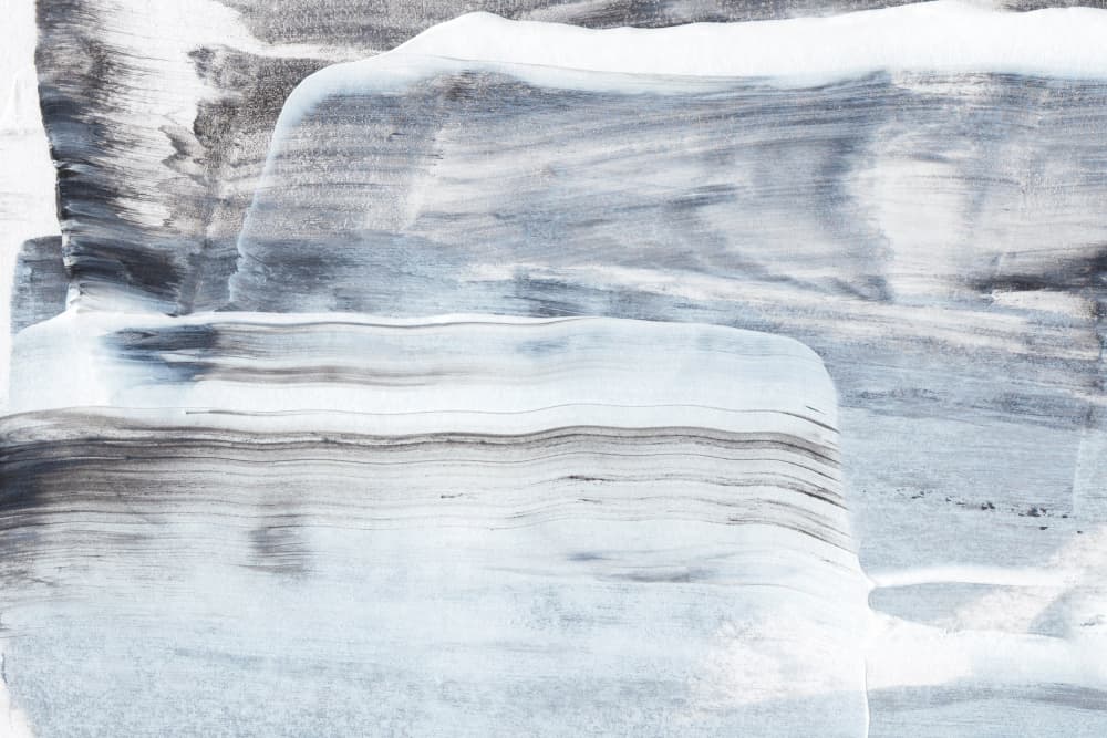 Black And White Brushstrokes by uplusmestudio — canvas wall art
