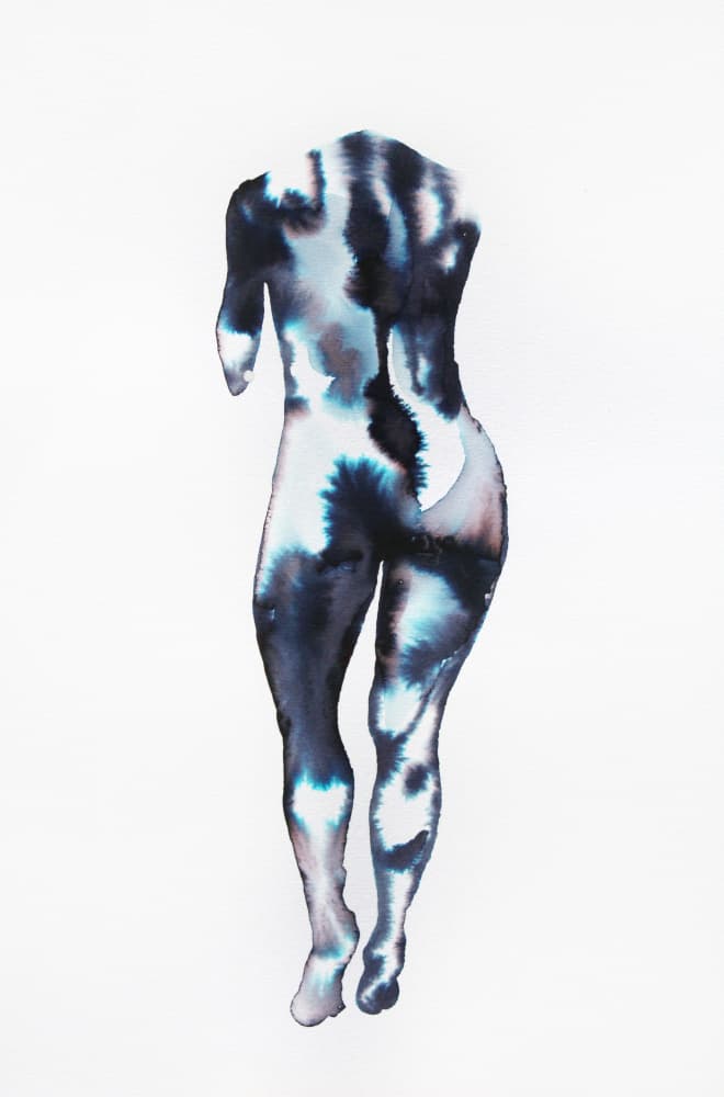 Fluid Female Form by Joshua Hoskins — canvas wall art
