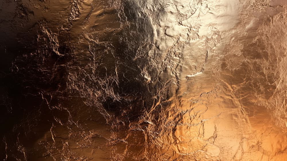 Opulent Gold Texture by Marika Barsrsind — canvas wall art