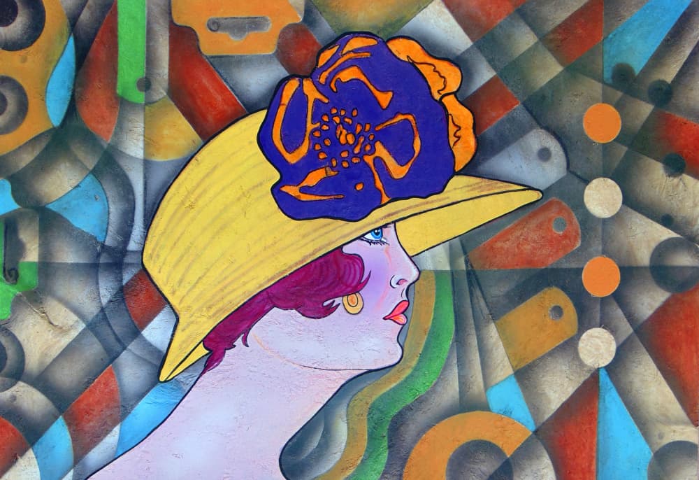 Elegant Woman in Hat by Ricardo Maya — canvas wall art