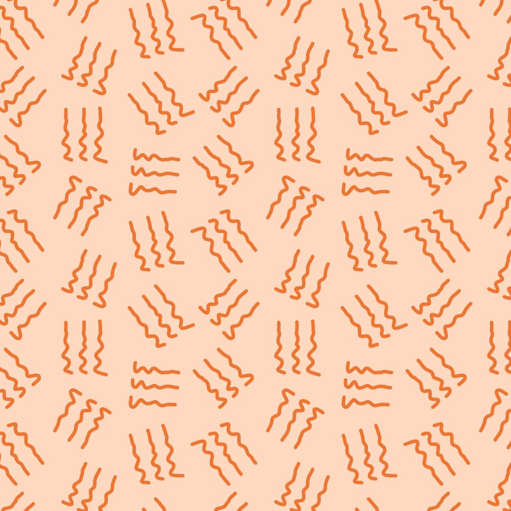 Playful Wavy Lines by Michele Channell — canvas wall art
