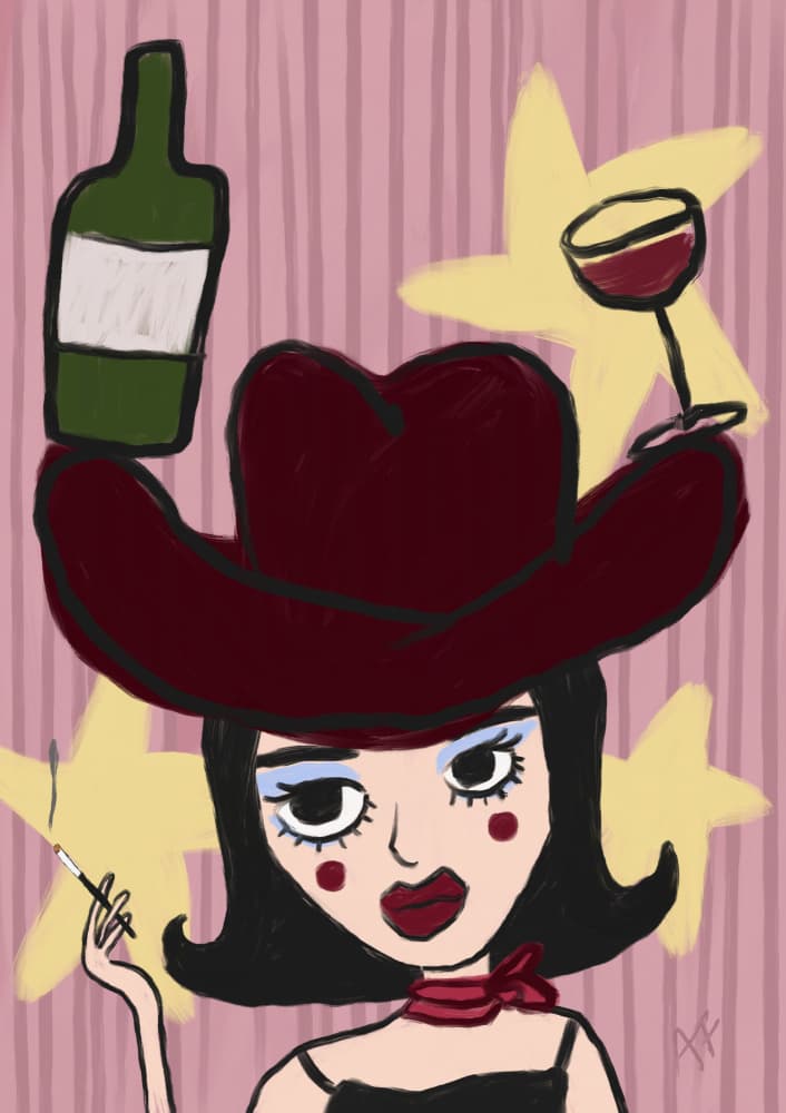 Sassy Cowgirl Pop Art