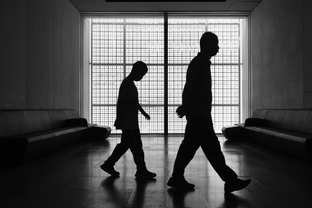 Father Son Walk by Carlo Tonti — canvas wall art