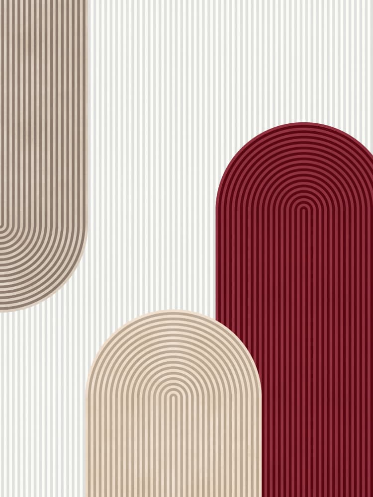 Modern Arch Forms by Vitor Costa — canvas wall art