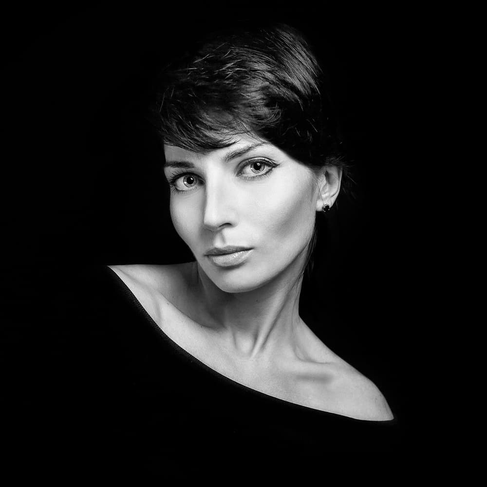 Elegant Woman Portrait by Natalia Walton — canvas wall art