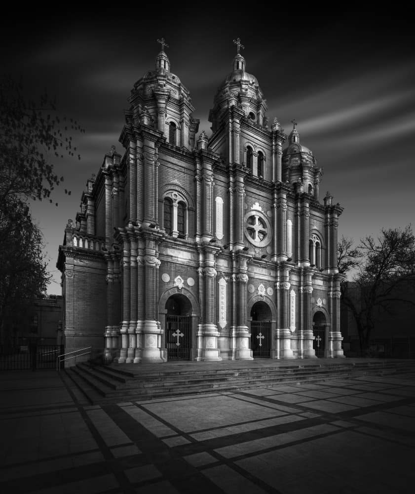 Historic Church Grandeur by Alvin Wang — canvas wall art