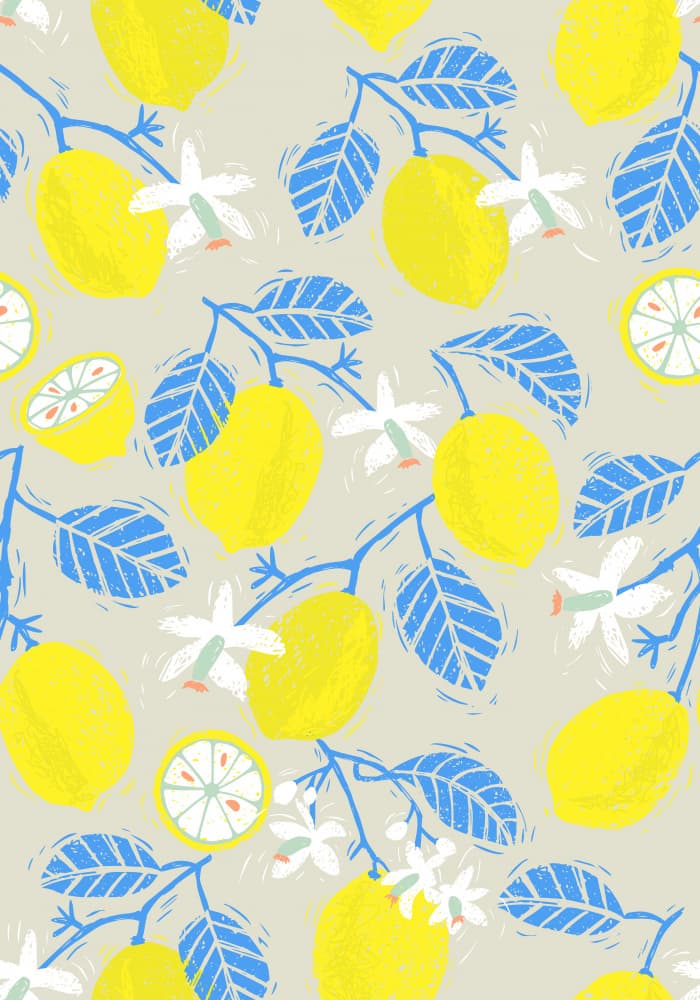 Vibrant Lemon Pattern